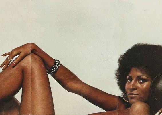 PAM GRIER CENTERFOLD Pics From Players Magazine Vol 1 No 3, 1974 Photo