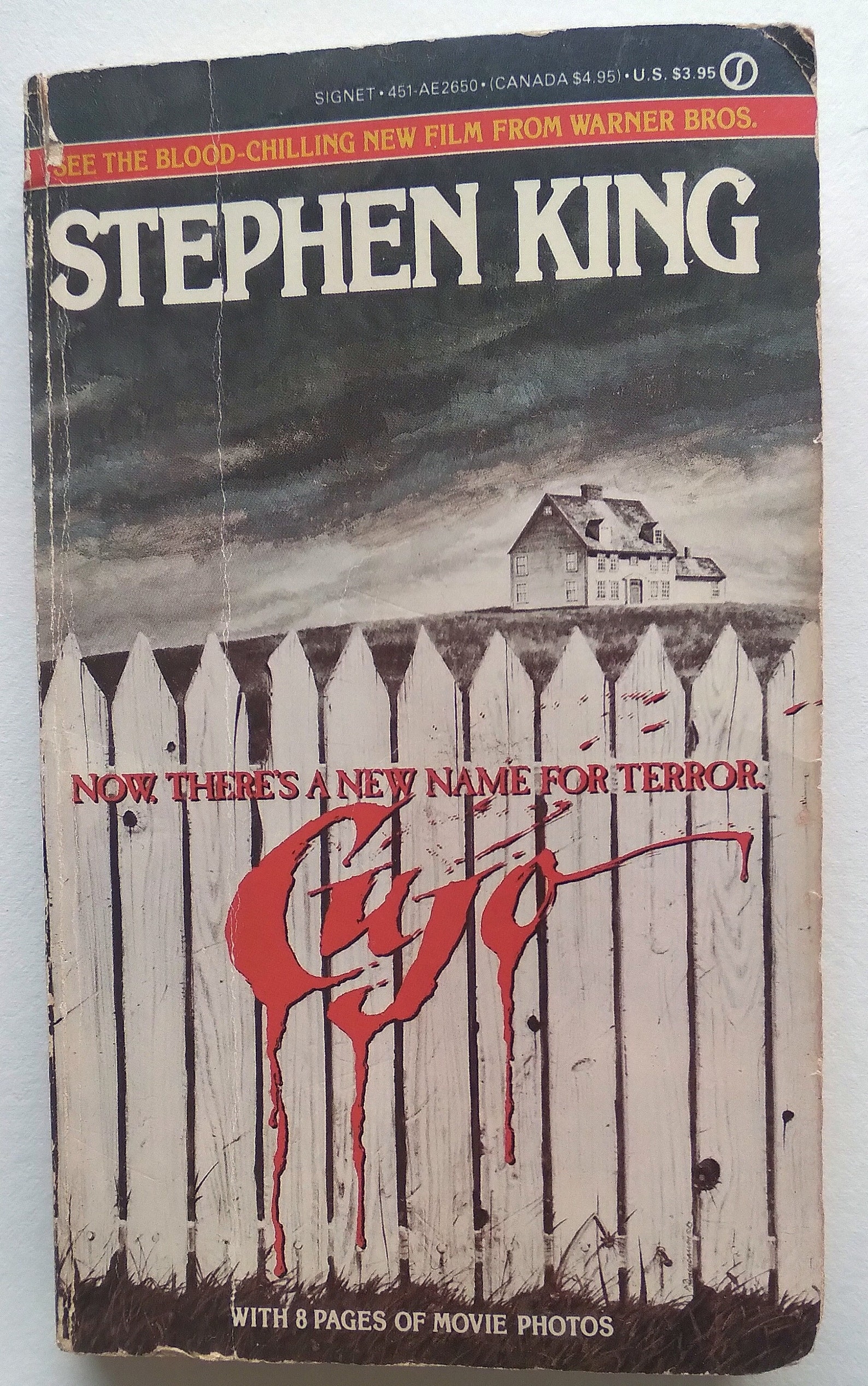 2 COLLECTIBLE STEPHEN KING Cujo by Stephen King 1982 Etsy