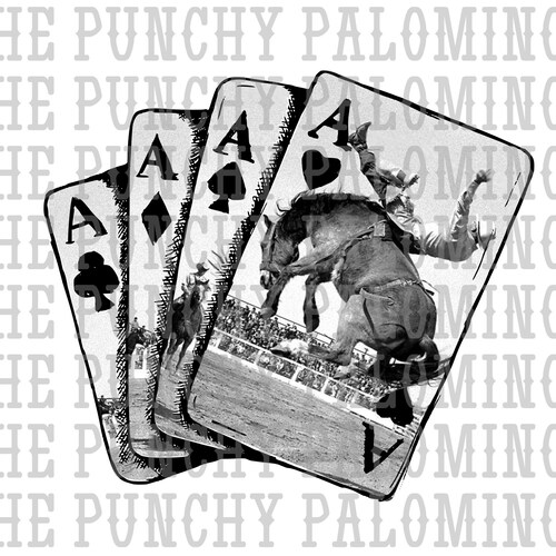 Cowboy Playing Cards Western Digital Download - Etsy