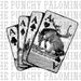 Rodeo Bronc Playing Cards Western Digital Download 
