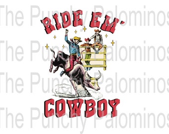 Ride Em&#39; Cowboy Digital Download Western Rodeo