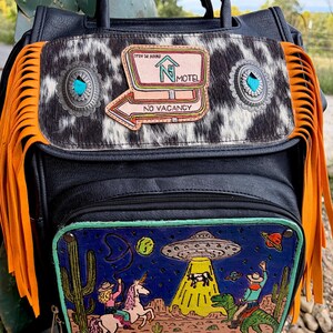 Custom Tooled Leather Western Diaper Bag image 18