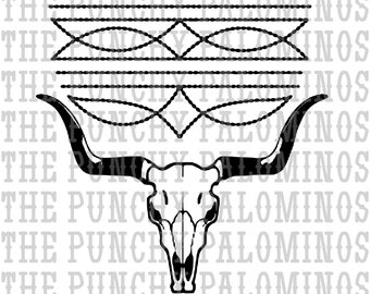 Descarga digital Bootstitch Longhorn Western Toe Bug