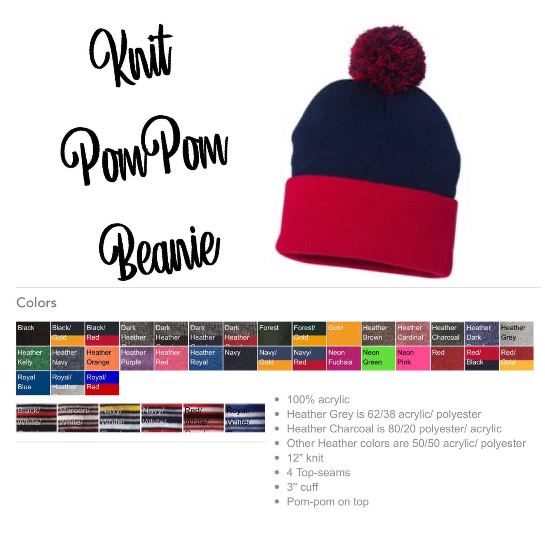 Sports‎ Beanie Hat\\scarf SET pick color Winter Warm Hat Gloves Scarf Set Beanie Knitted for Toddler  main image 3