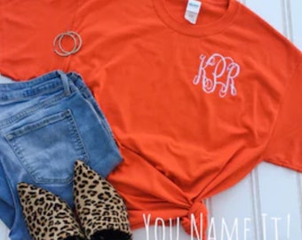 Monogrammed Tee | Long Sleeve | Sweatshirt | Hoodie | Zip Hoodie