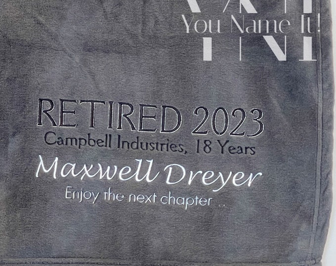 Retired | Retirement Personalized Blanket