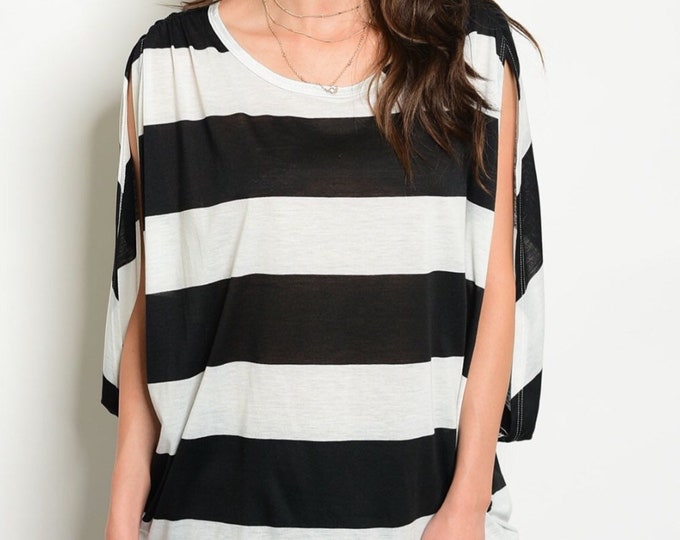 Black & White Striped Shirt