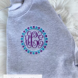 Monogram/Frame Youth Tee Shirt | Monogrammed Shirt