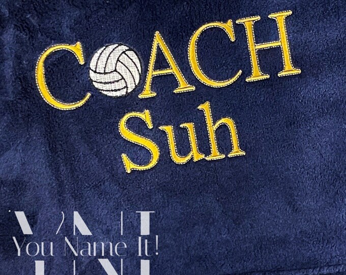 Coach Sport Personalized Blanket