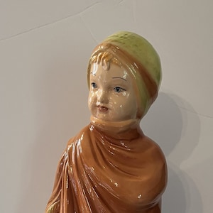 Vintage Large Ceramic European Made In Italy Statue *Free Shipping*