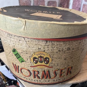 Vintage 1992 Nordstrom Large Oval Hat Box Red Grosgrain Fabric Storage Oval Hat Box - Etsy main image 4
