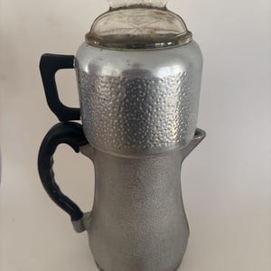 Vintage Guardian Service Aluminum Coffee Pot w/ Glass Lid – Guardianware, 1930s–40s