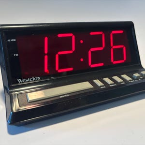 Westclox Vintage Alarm Clock - Etsy