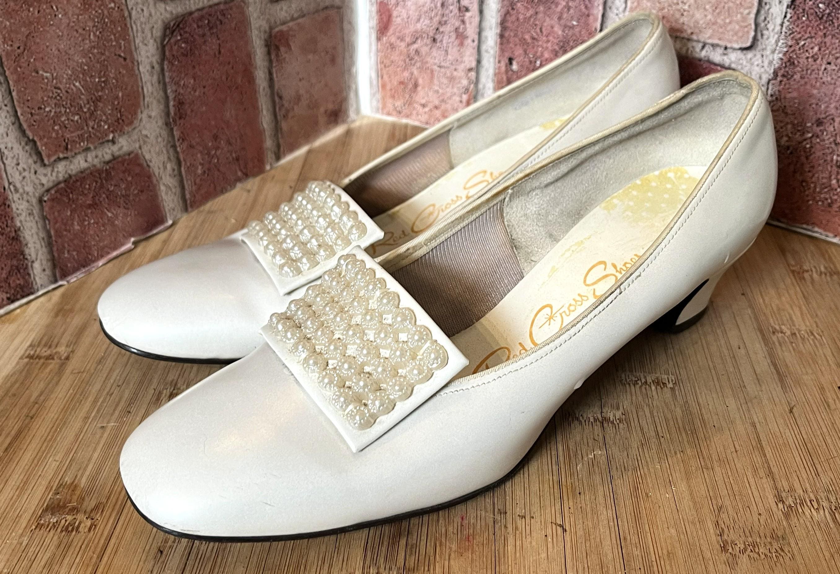 Ivory Low Heel Pumps - Etsy