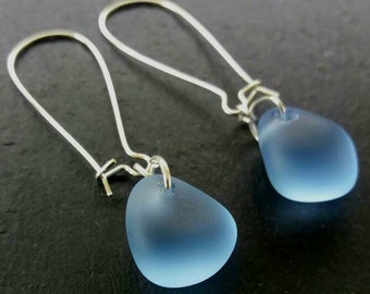 Irish Sea Glass Earrings Sea Glass Earrings Mermaid Earrings Beach Glass Earrings Beach Wedding Jewelry Bridesmaid Earrings Gift