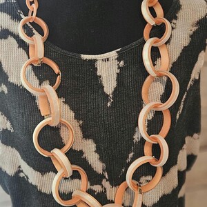 Designer RUSH by Denis & Charles - Acrylic Ladies Fashion Style Statement Pendant Necklace Women's  Jewelry @ #Wearitagainlove (JD1)