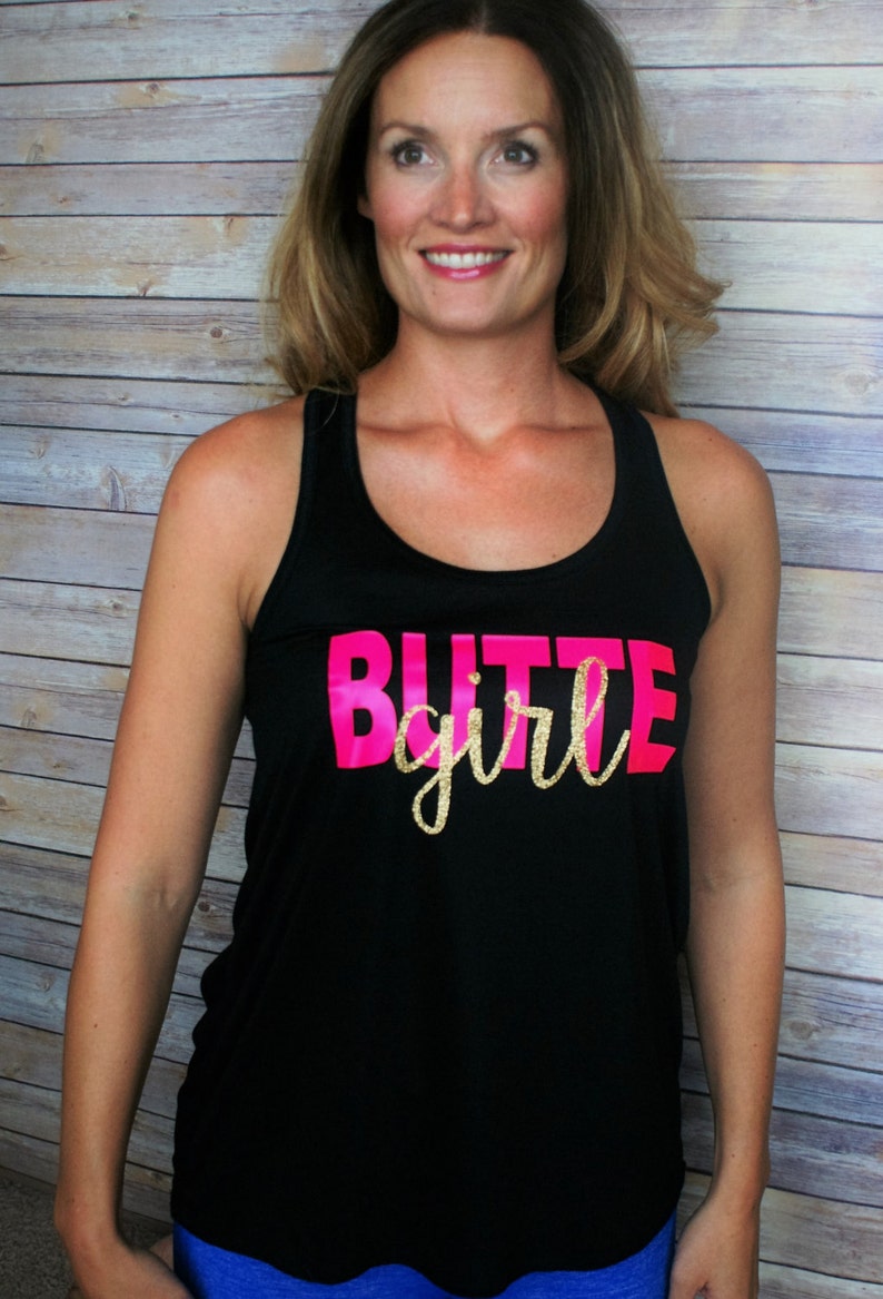 The Butte Girl Glitter Tank | Etsy