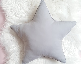 Star pillow - grey