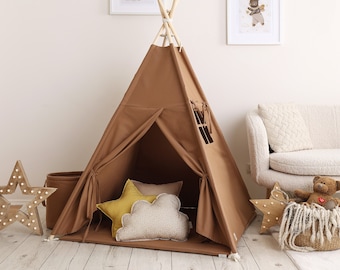 Carmel  teepee tent, high quality tipi, carmel kids tipi tent, children room, tipi for girl, tipi for boy, kids play tent
