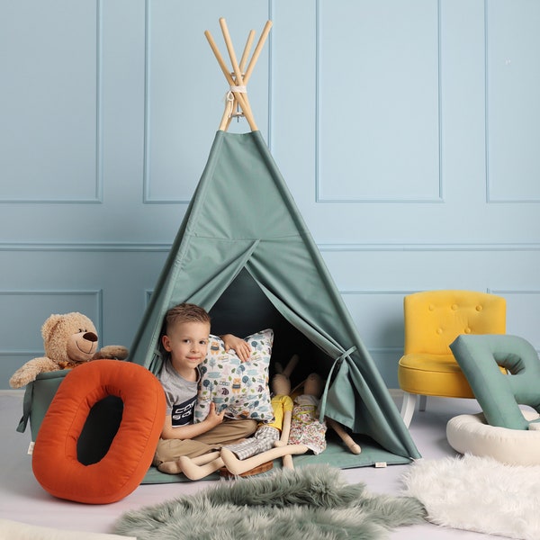 Sage teepee tent, high quality tipi, play tent, kids room