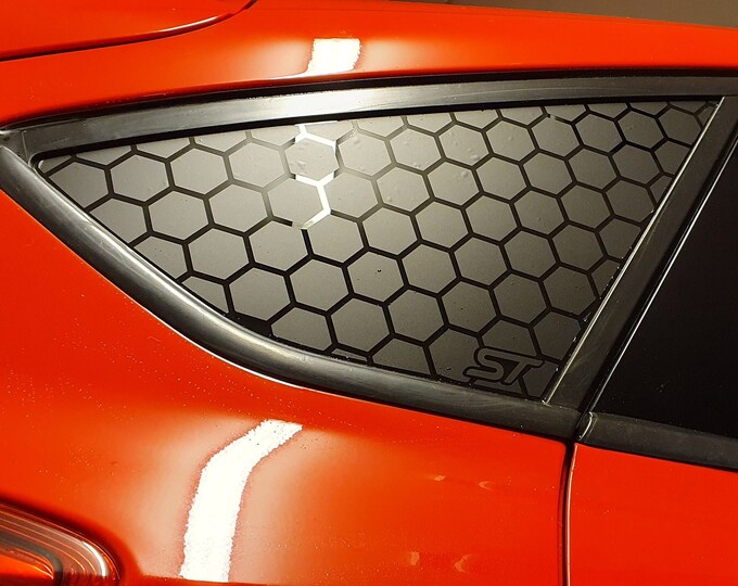 X2 Hexagons Ford Focus Corner Window Sticker, Decal. 2012-2018 - Etsy