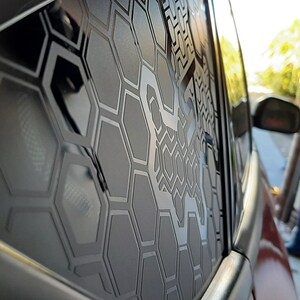 X2 Ford Focus Corner Window Sticker Decal. 2012-2018 Hexagons | Etsy ...