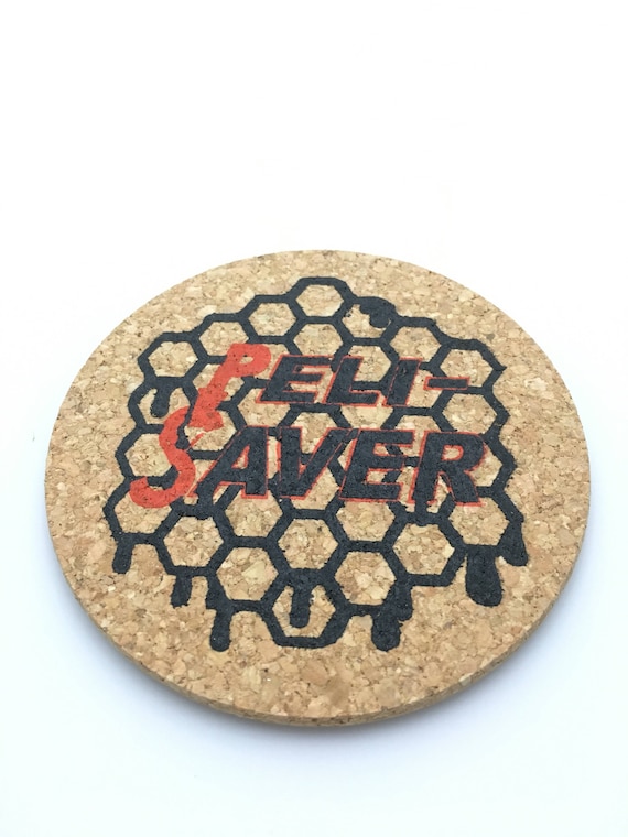 Cork Dab Pad Coaster 4"x1/4"