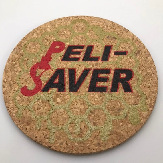 6" NUMBERED 3 color Dab pad coaster