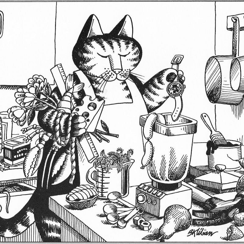 Kliban Cat - Etsy