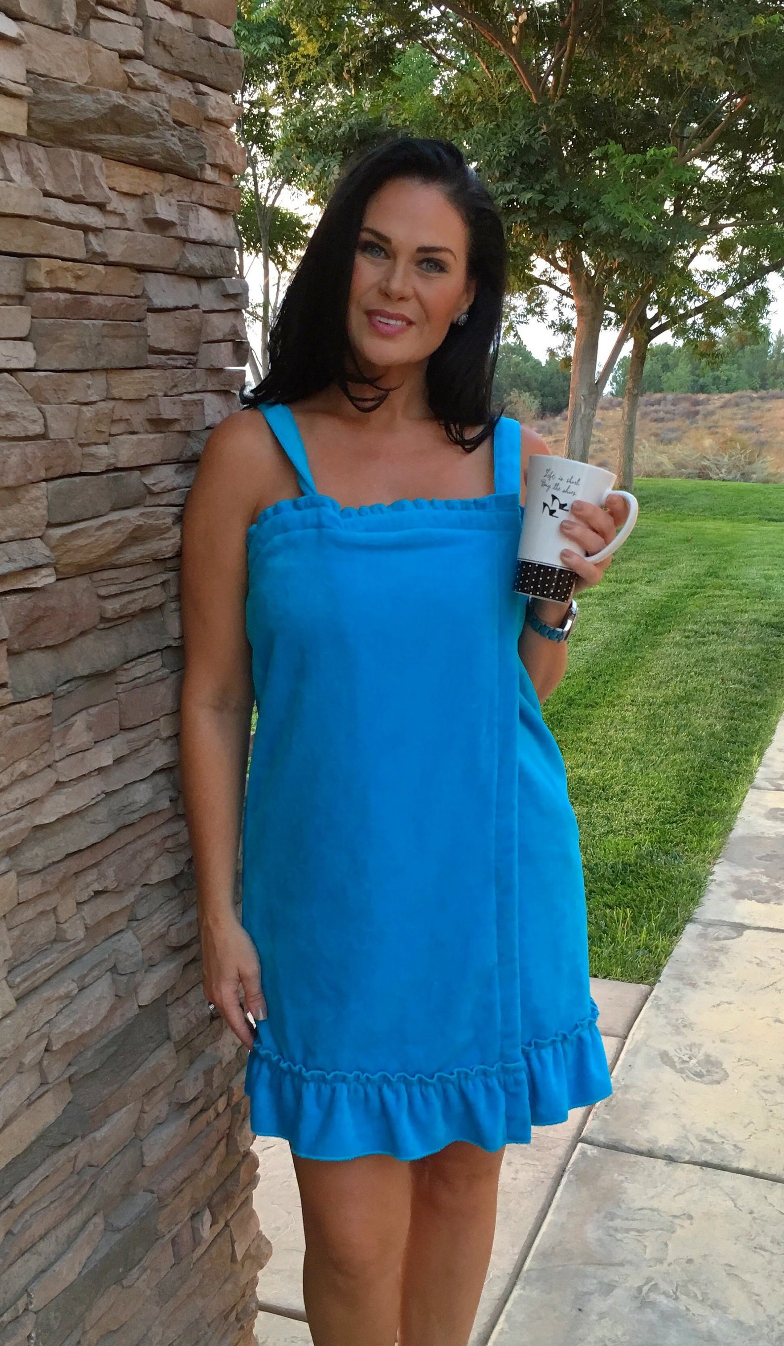 Turkish Cotton Towel Wrap with Straps Spa Wrap Towel Wrap Etsy