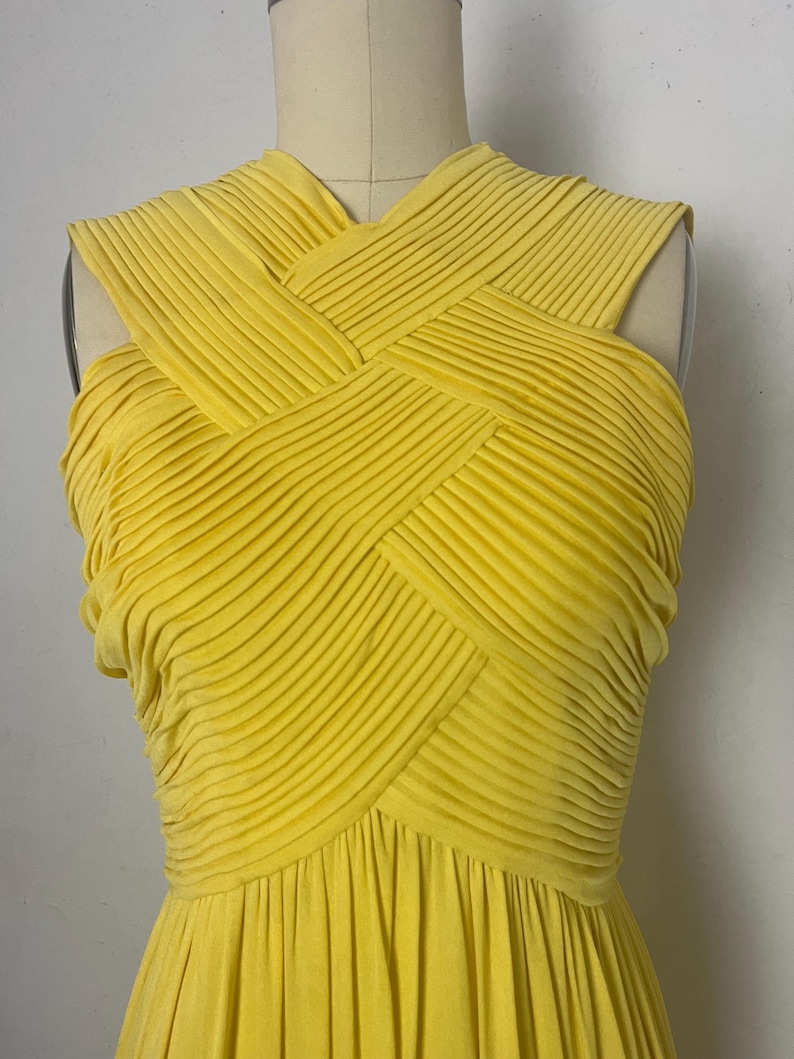 1970s Malcolm Starr Rizkallah chiffon gown - SistaSoFin