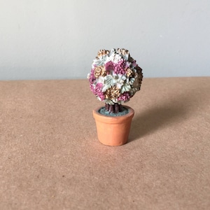 Miniature Doll House Flower Pot Mini Topiary