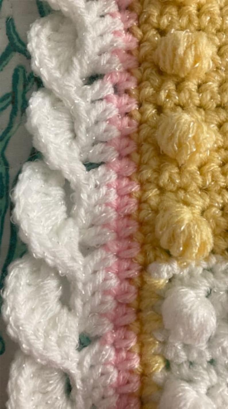 Crochet Pattern Alphabet Baby Blanket Puff Stitch by Pam image 5