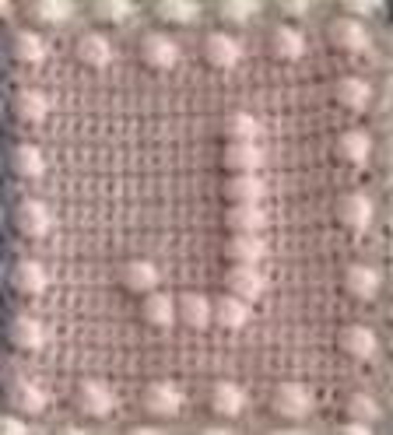 Crochet Pattern Alphabet Baby Blanket Puff Stitch by Pam image 2