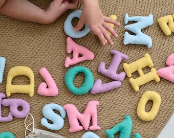 Toddler montessori felt letters Felt letters, learning alphabet, preschool letter activities, felt english alphabet, educational toy