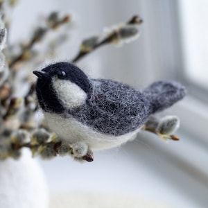 Needle felted bird, Wool bird, Wool bird decoration, bird lover gift, bird gifts Bird home decor, bird sculpture, home decorations