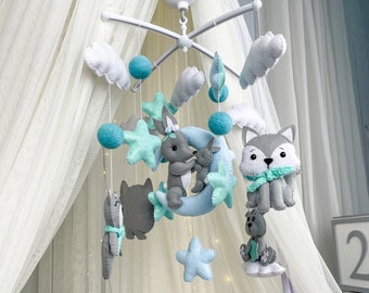 Neutralna karuzela dla niemowląt, karuzela do łóżeczka, karuzela muzyczna, karuzela do pokoju dziecięcego, karuzela do łóżeczka, prezent na baby shower dla noworodka, dekoracja pokoju dziecięcego, karuzela unisex