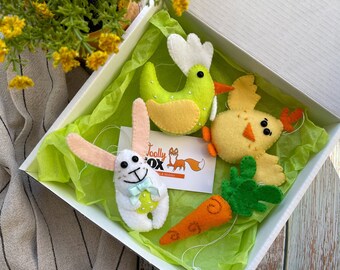 Décorations d'arbre de Pâques, ornements de Pâques, décor de Pâques, ornements de poulet de Pâques, cadeau de Pâques, décoration de printemps, décoration de Pâques