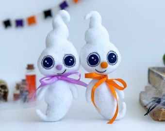 Halloween Ghost Decoration, Ghost halloween decor, ghost hanging,  Ghost Wall hanging Decor, Halloween tree ornaments, felt ornaments