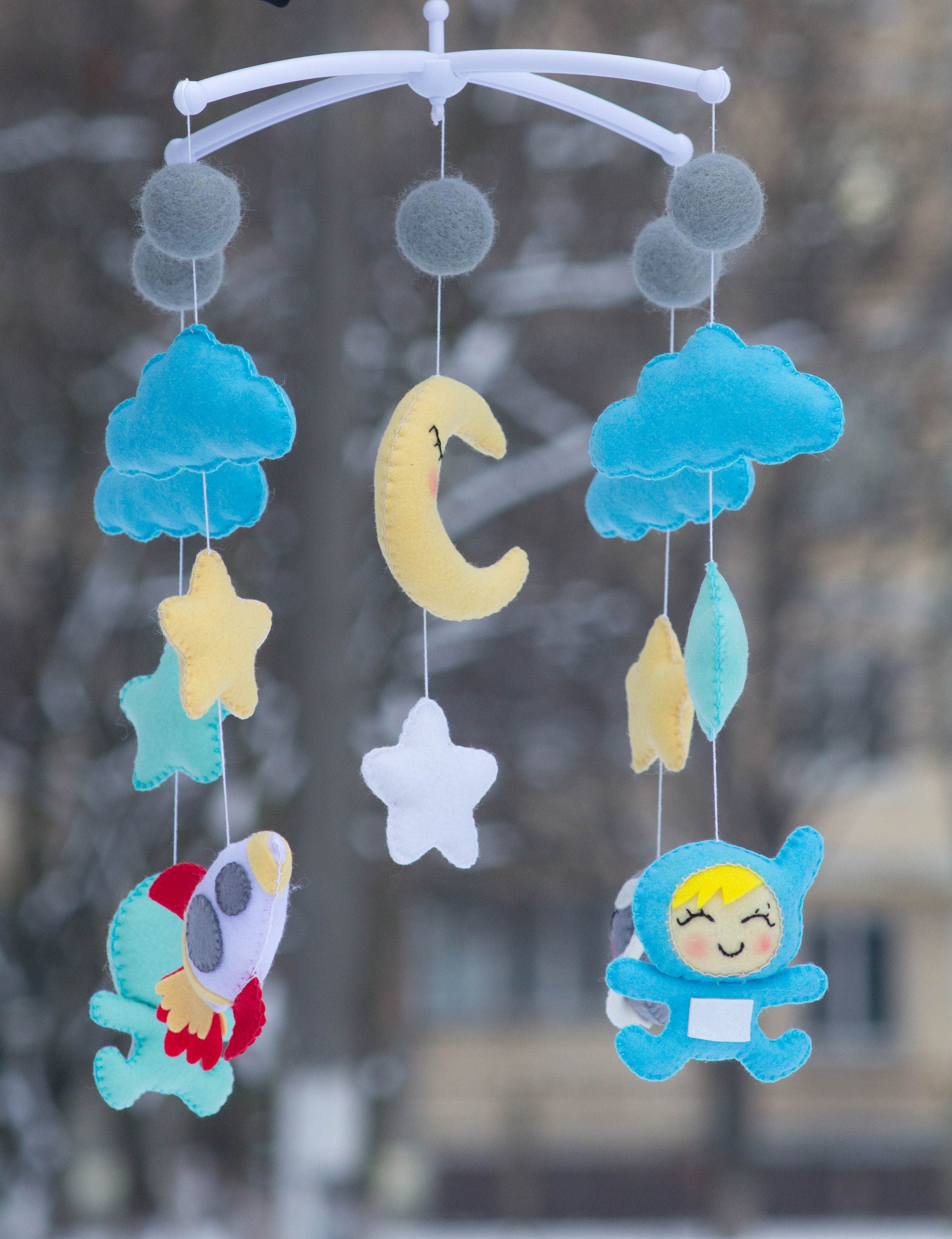 Baby Mobile Baby Crib Mobile Baby mobile Space Nursery Etsy