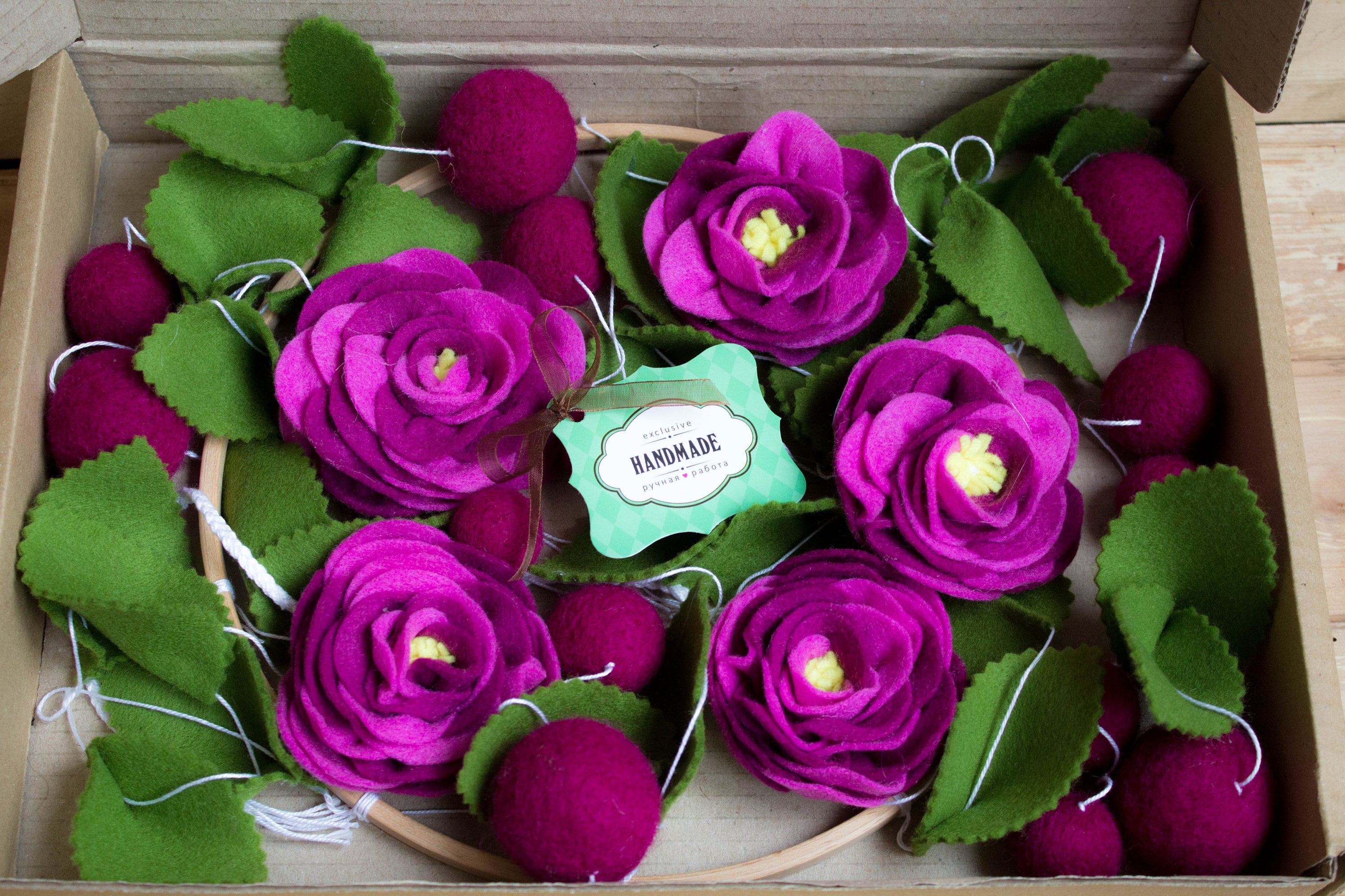 Flower Baby Mobile/felt Flower Mobile/ Flower Chandelier Etsy