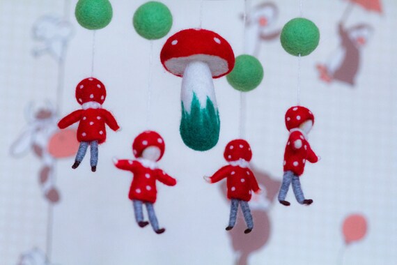 mushroom nursery decor