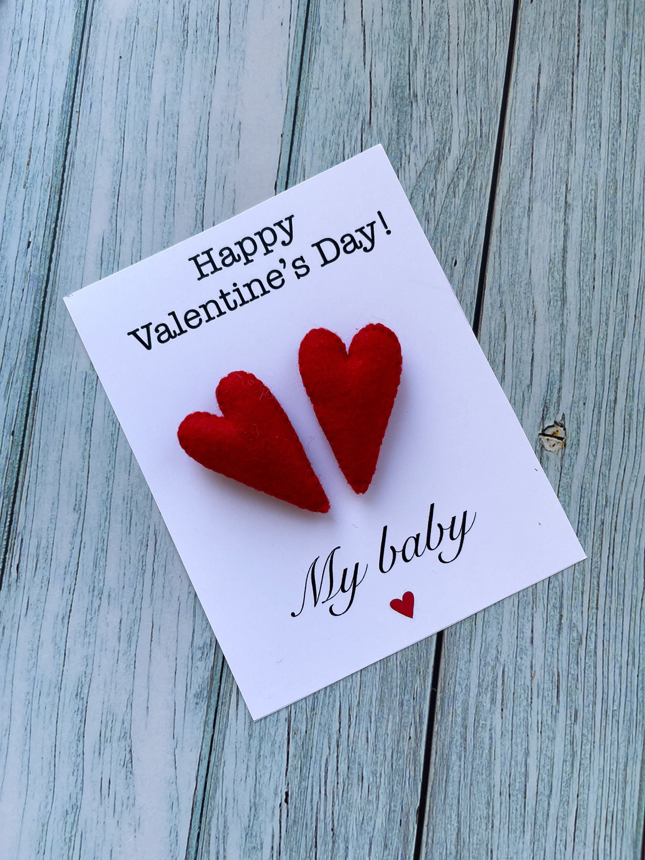 Abbraccio tascabile con cuore d'amore / Biglietto di San Valentino con cuore divertente / Abbraccio tascabile in feltro cucito a mano / Regalo Pick Me Up / Regalo per la cassetta delle