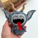 Krampus Print Pattern Automatic Foldable Umbrella