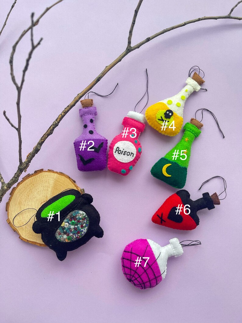 Felt Poison Bottle