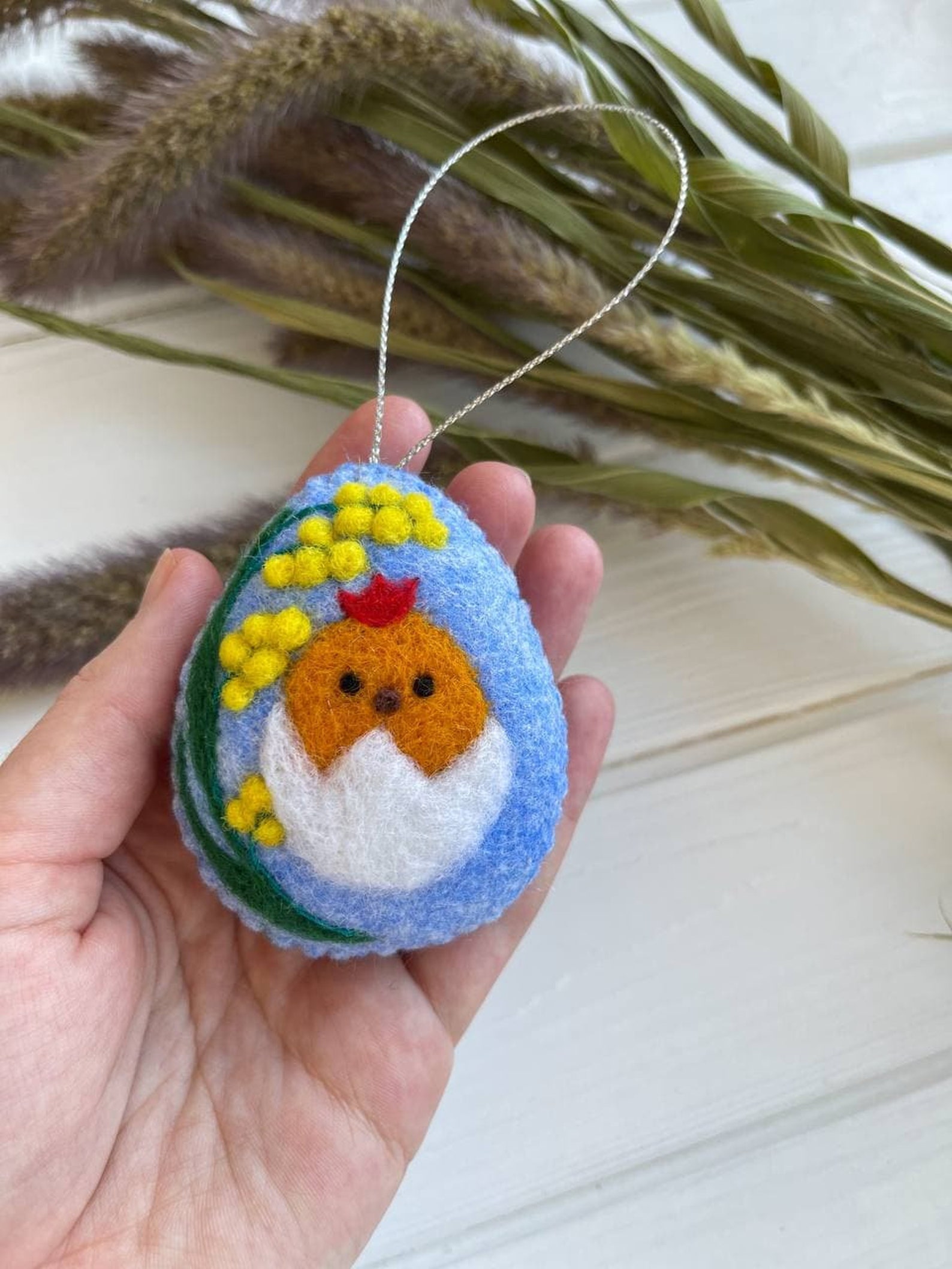 Felt Easter Decorations Wool Felt Easter Egg Easter Etsy