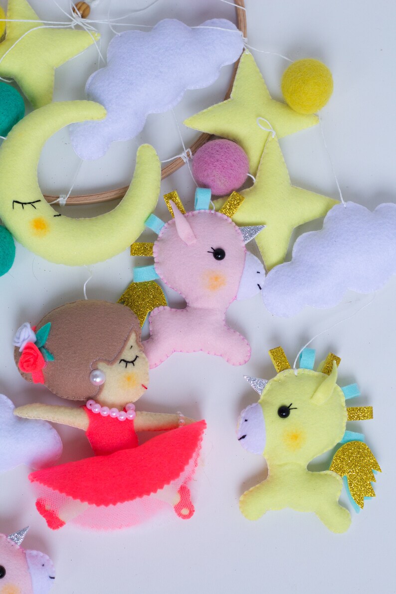 Girl Mobile / Ballerina mobile / Baby mobile / Сrib Mobile Etsy