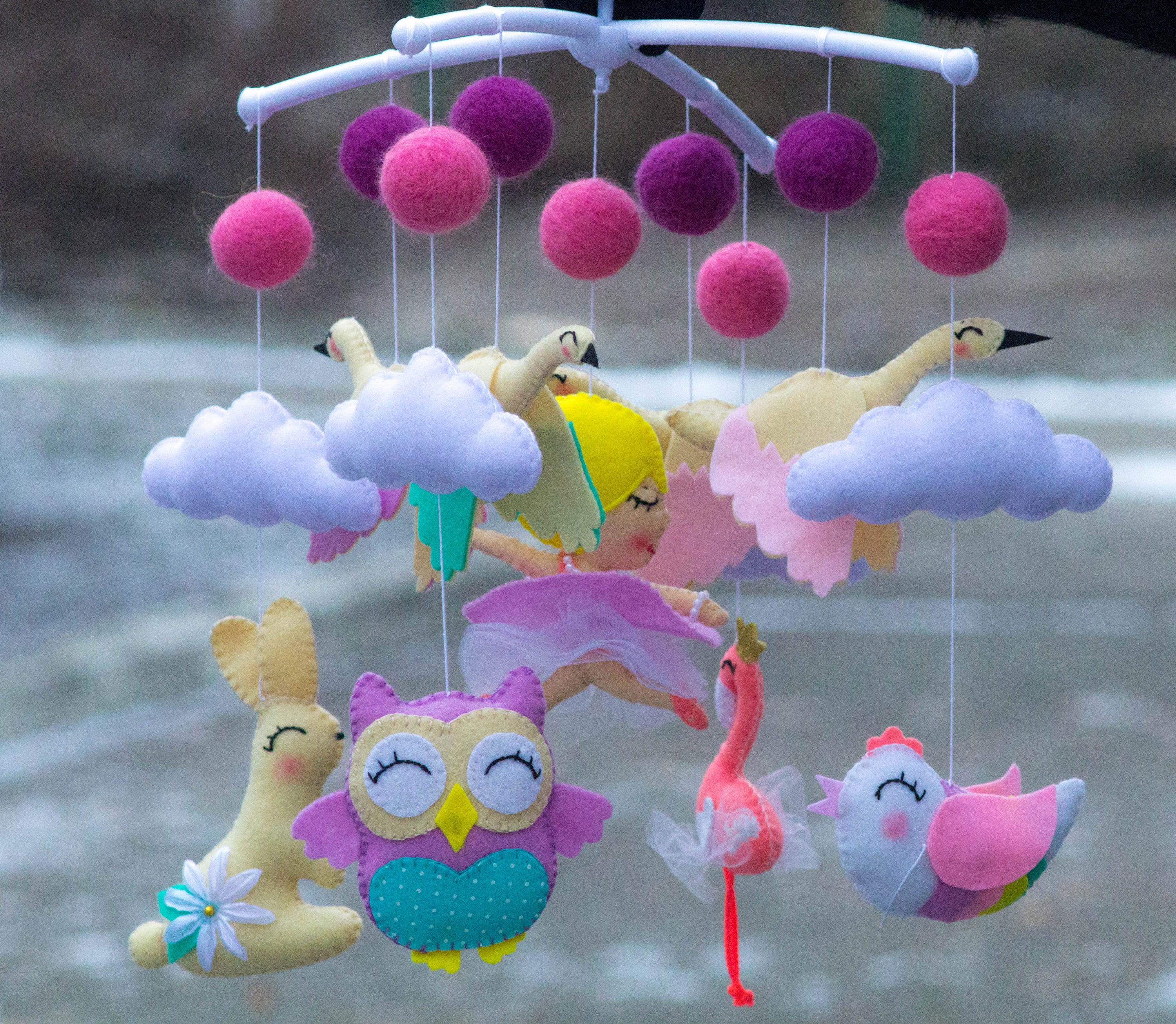 Baby mobile Baby Crib Mobile Felt Mobile cloud mobileBaby Etsy