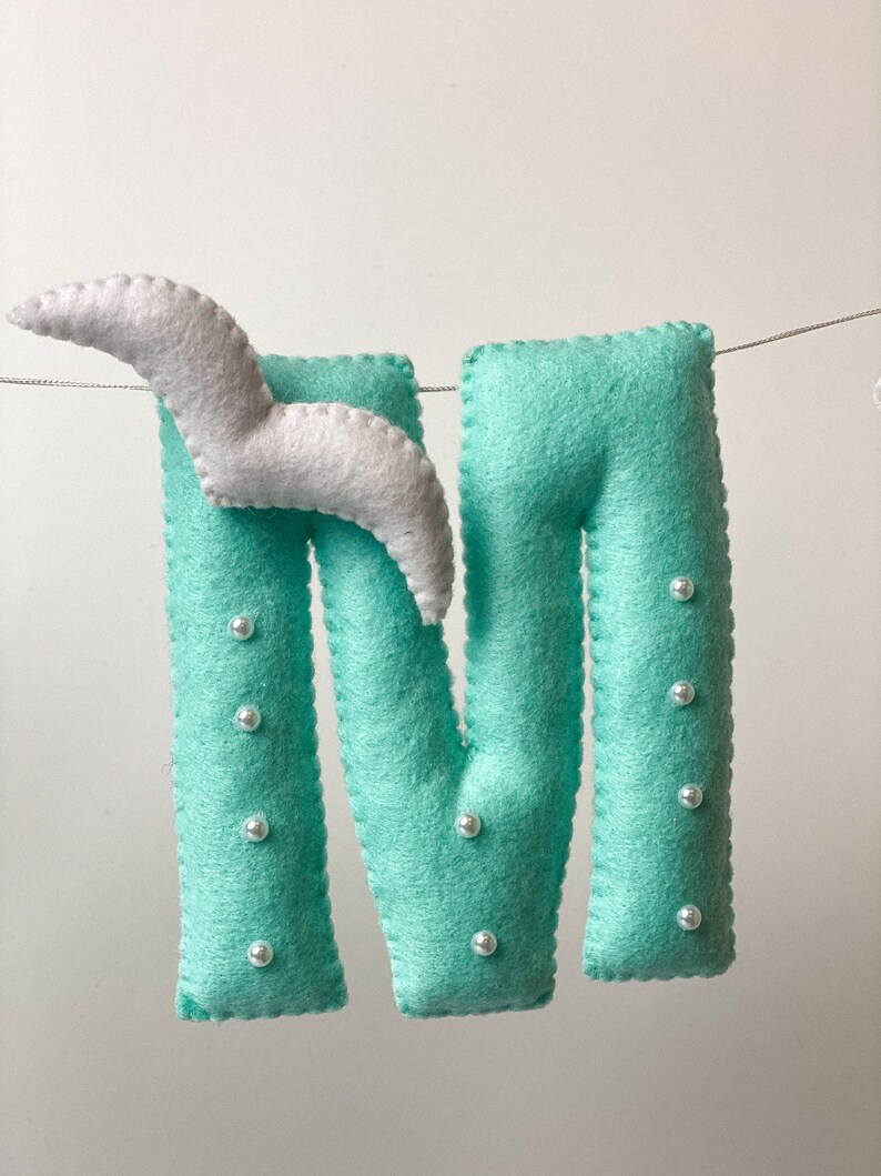 Cartel de nombre de guardería, cartel de nombre, guirnalda de nombre de bebé, cartel de nombre para cartel de guardería, cartel de nombre, decoración de guardería personalizada, regalo de Baby Shower imagen 4