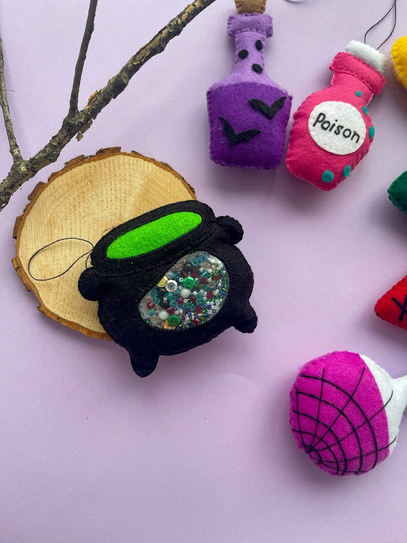 Halloween tree ornaments